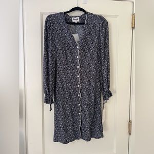 Rouje Paris Tilda with scallop detail dress